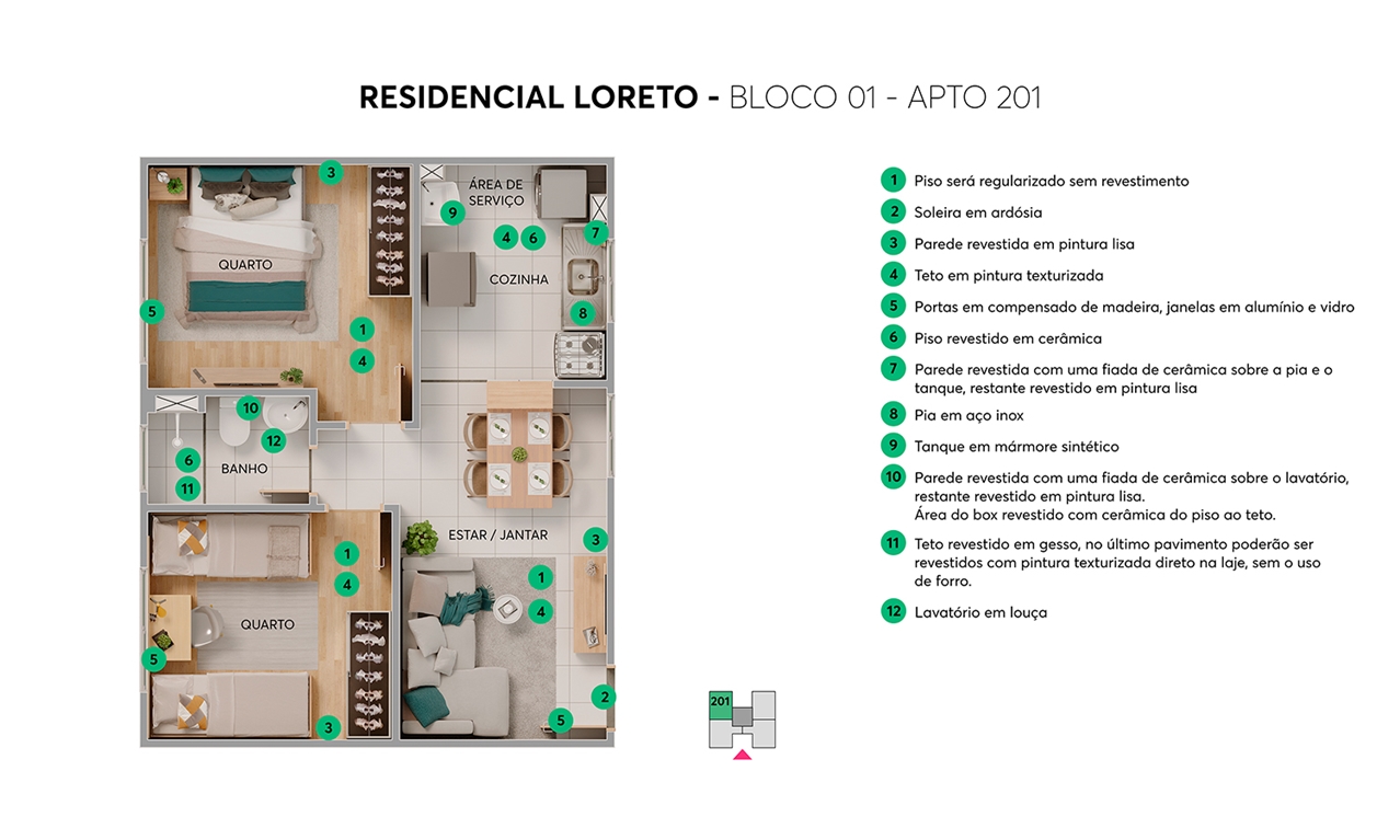 Planta Loreto MRV Londrina