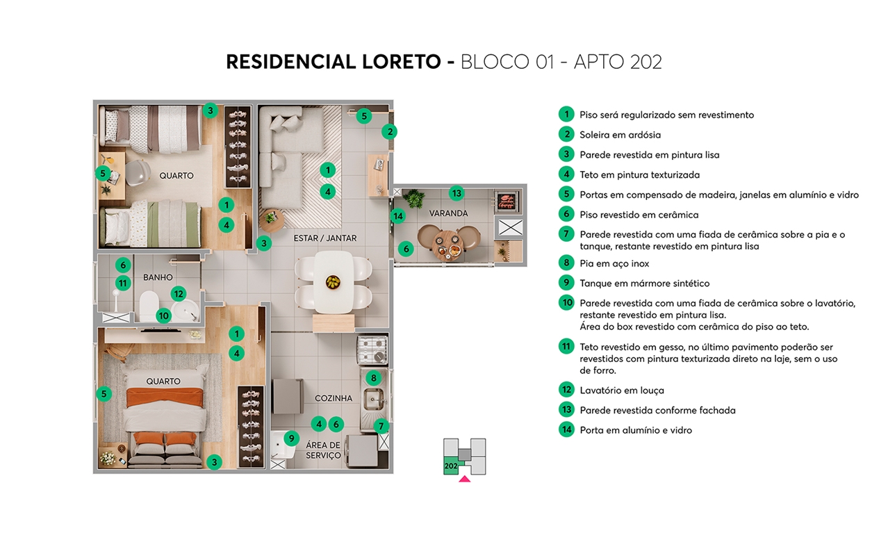Planta Loreto MRV Londrina