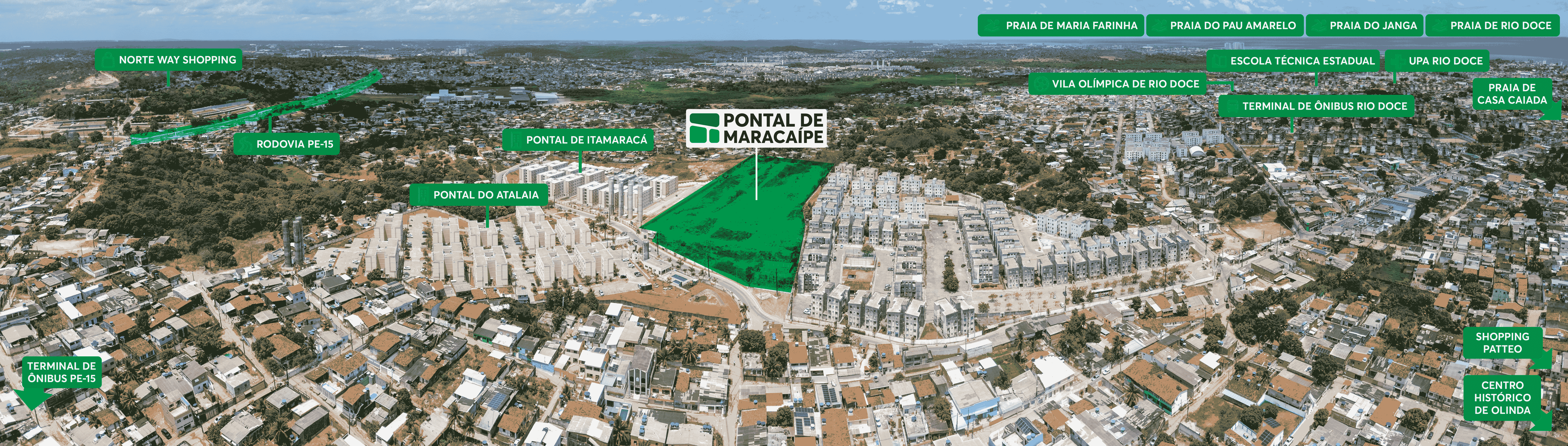 Imagem aérea Pontal de Maracaípe MRV Paulista Imagem aérea Pontal de Maracaípe MRV Paulista