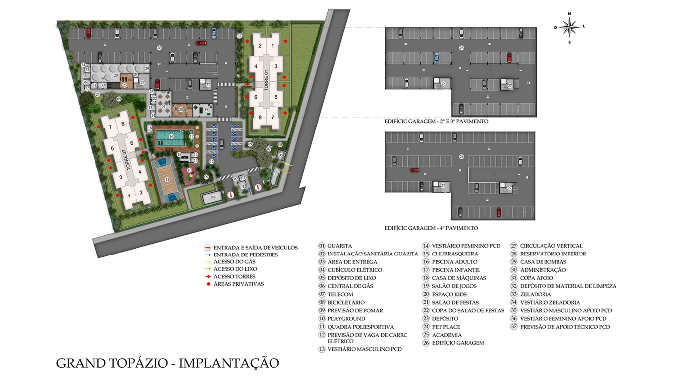 Implantação Grand Topázio MRV Teresina