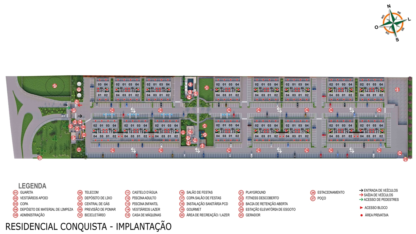 Implantação Residencial Conquista MRV Teresina