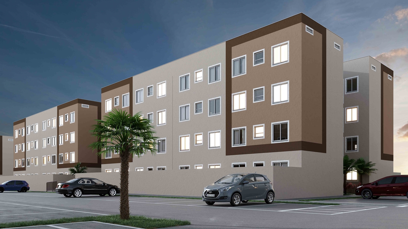 Fachada Residencial Conquista MRV Teresina