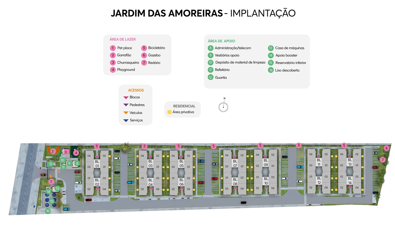 Implantação Jd. das Amoreiras MRV Rio de Janeiro