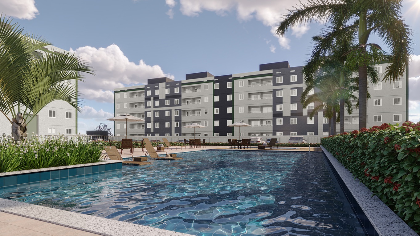 Piscina Residencial Bálsamo MRV Rio de Janeiro