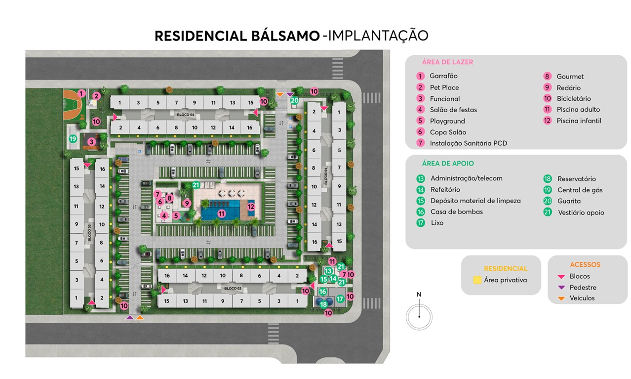 Implantação Bálsamo MRV Rio de Janeiro