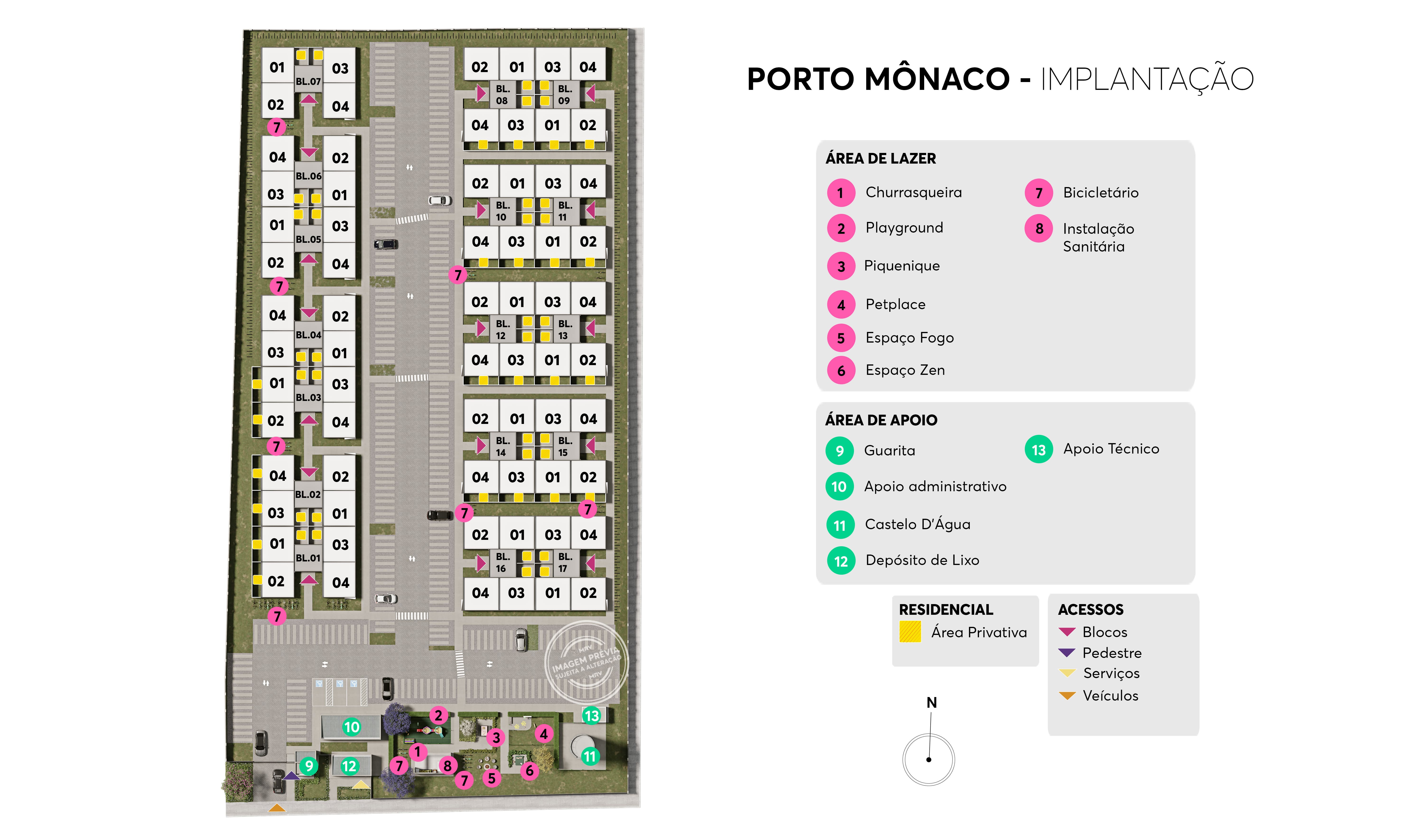 Implantação Porto Mônaco MRV Porto Alegre