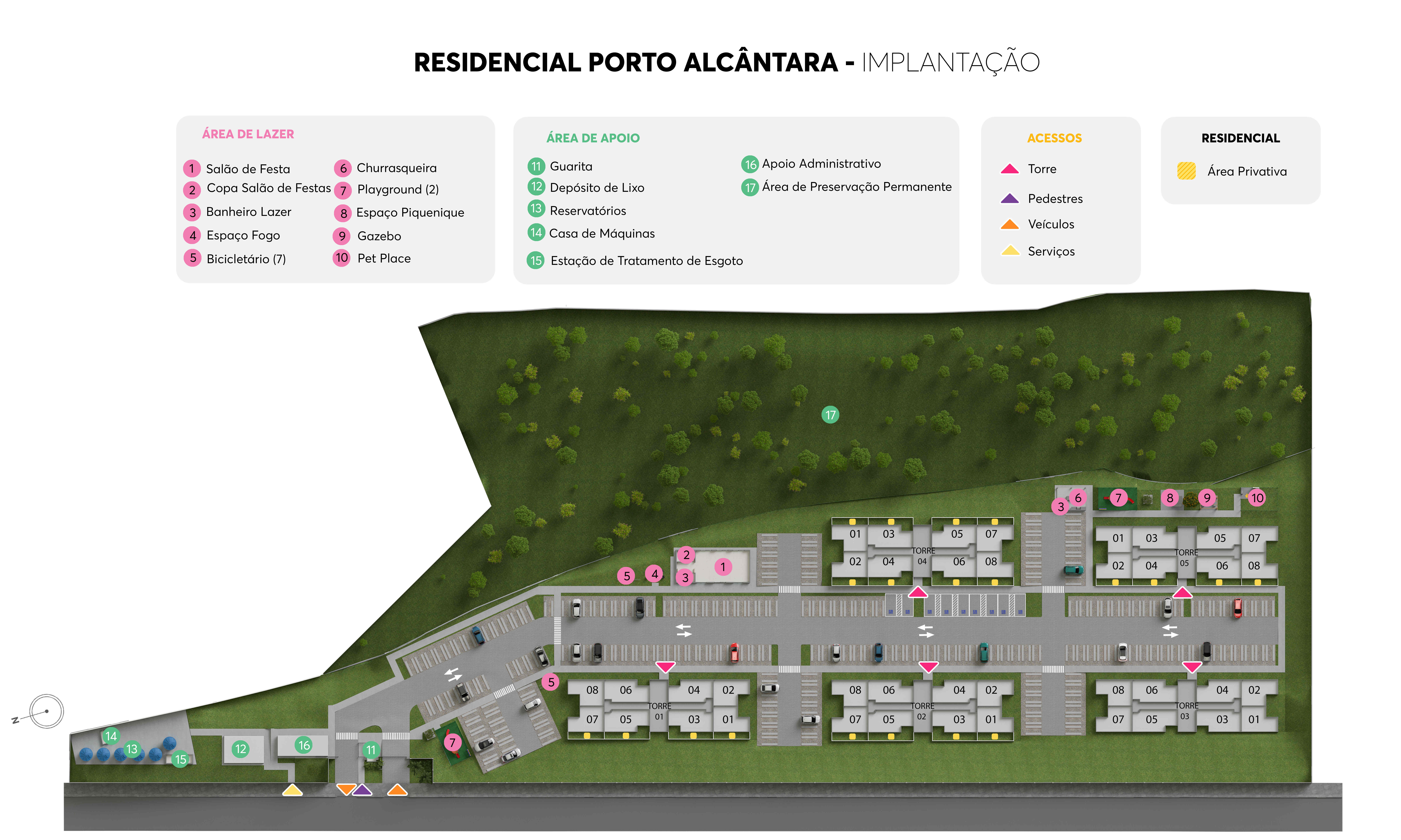 Implantação Residencial Porto Alcântara MRV Porto Alegre