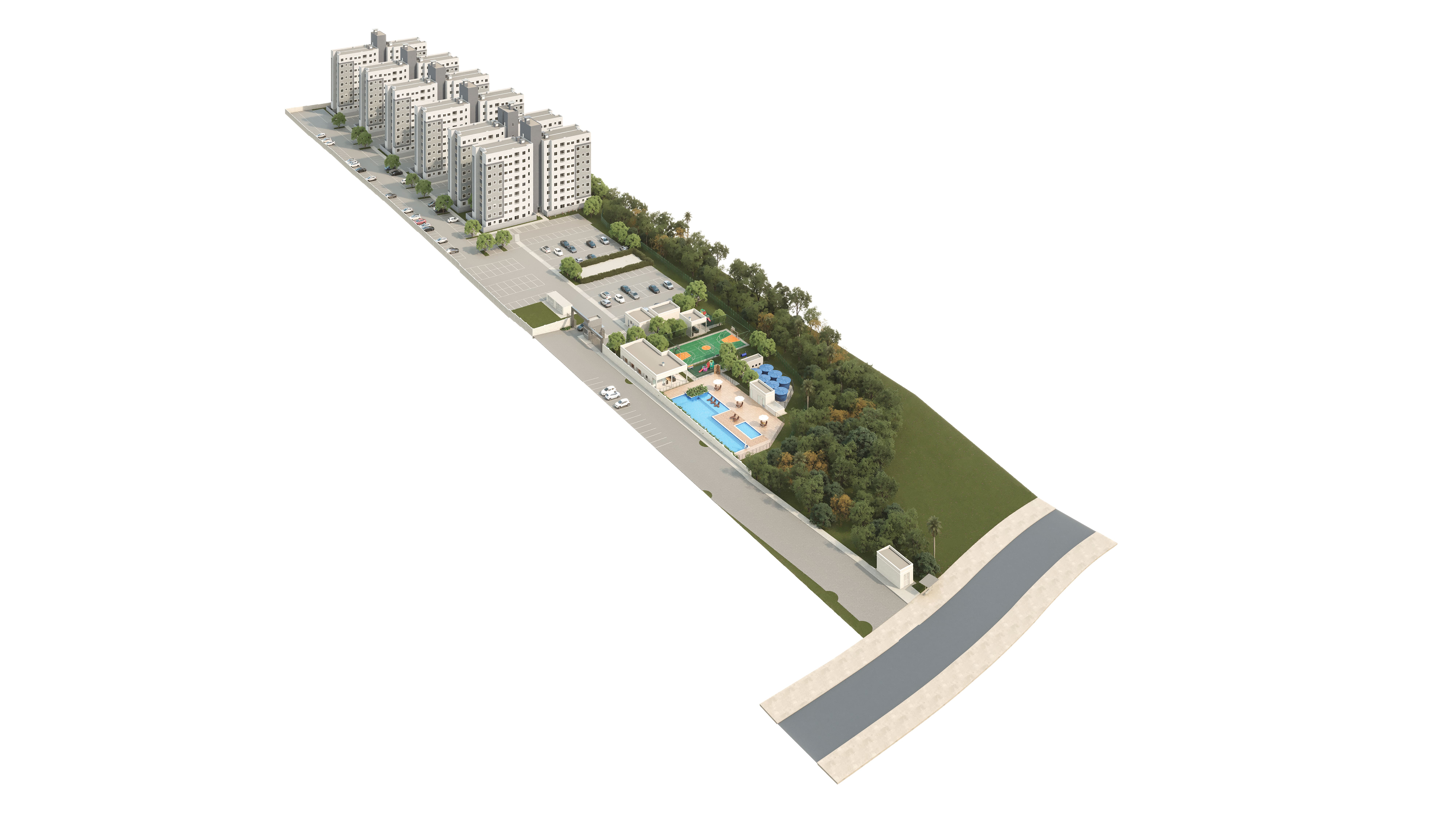 Implantação Residencial Becker MRV Blumenau