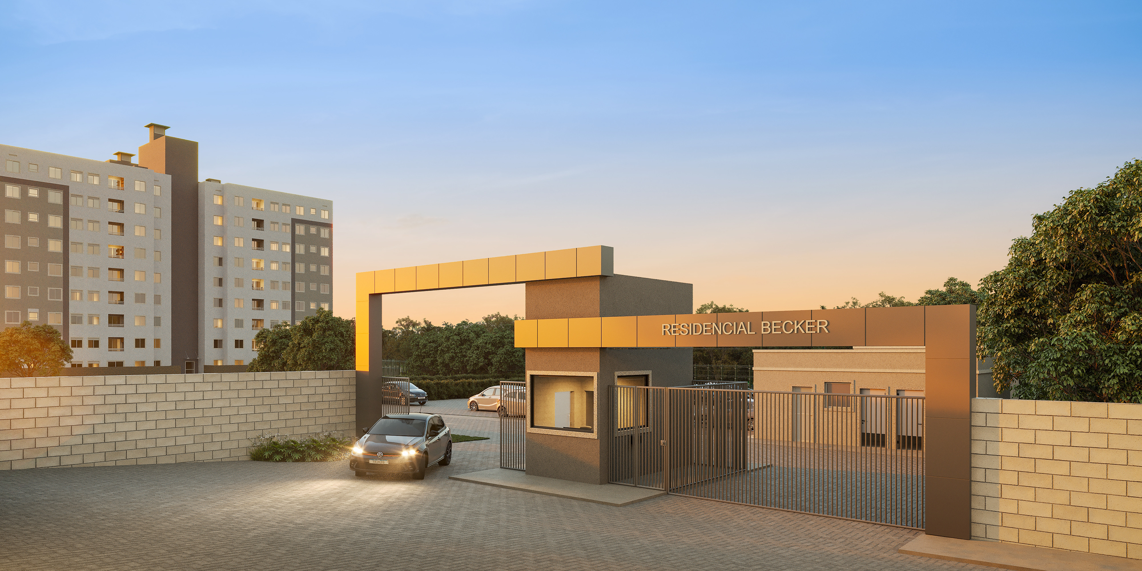 Guarita Residencial Becker  MRV Blumenau 
