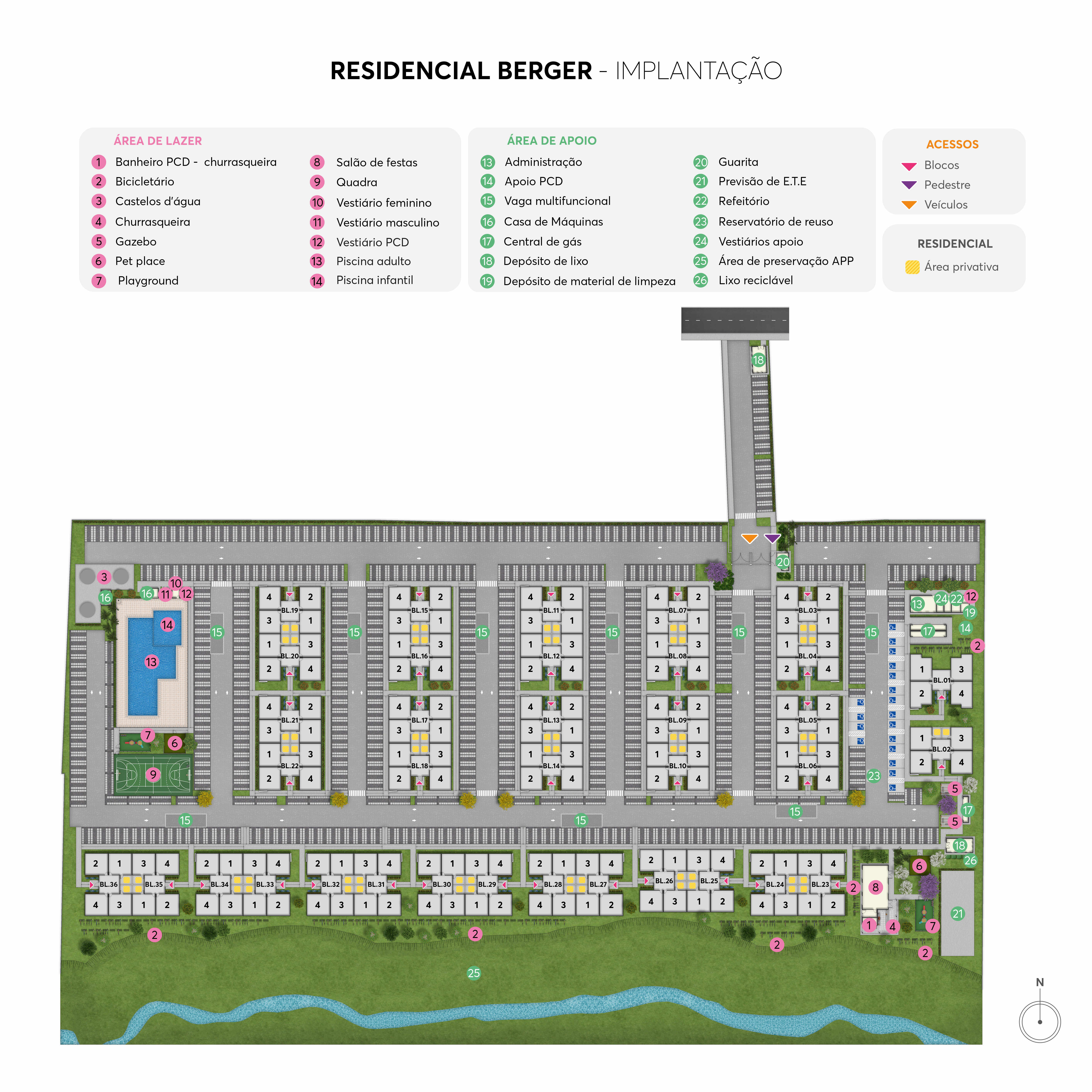 Implantação Berger MRV Blumenau