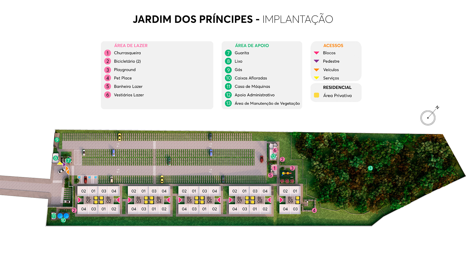 Implantação Jardim dos Príncipes MRV Joinville
