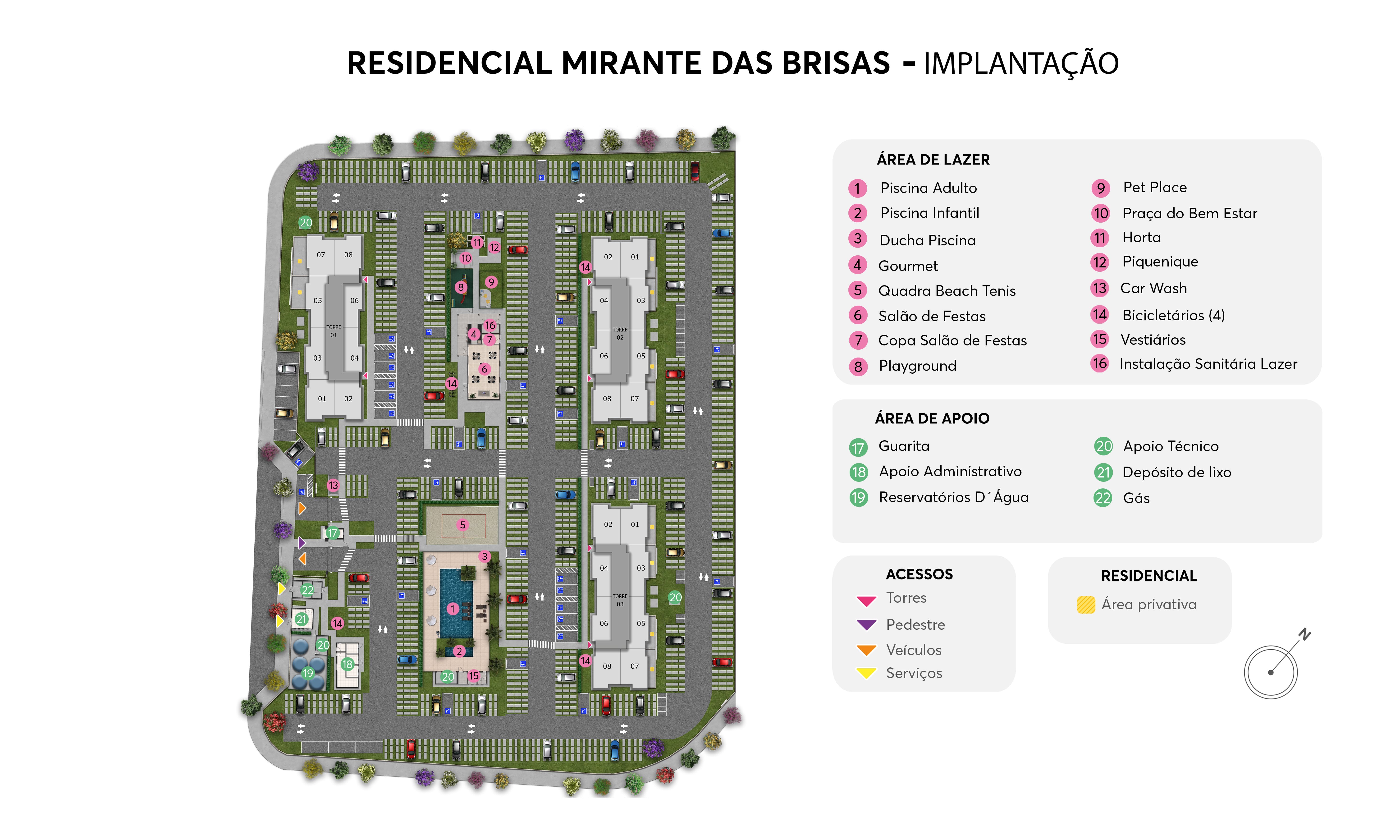 Implantação Resid. Mirante das Brisas MRV Bauru