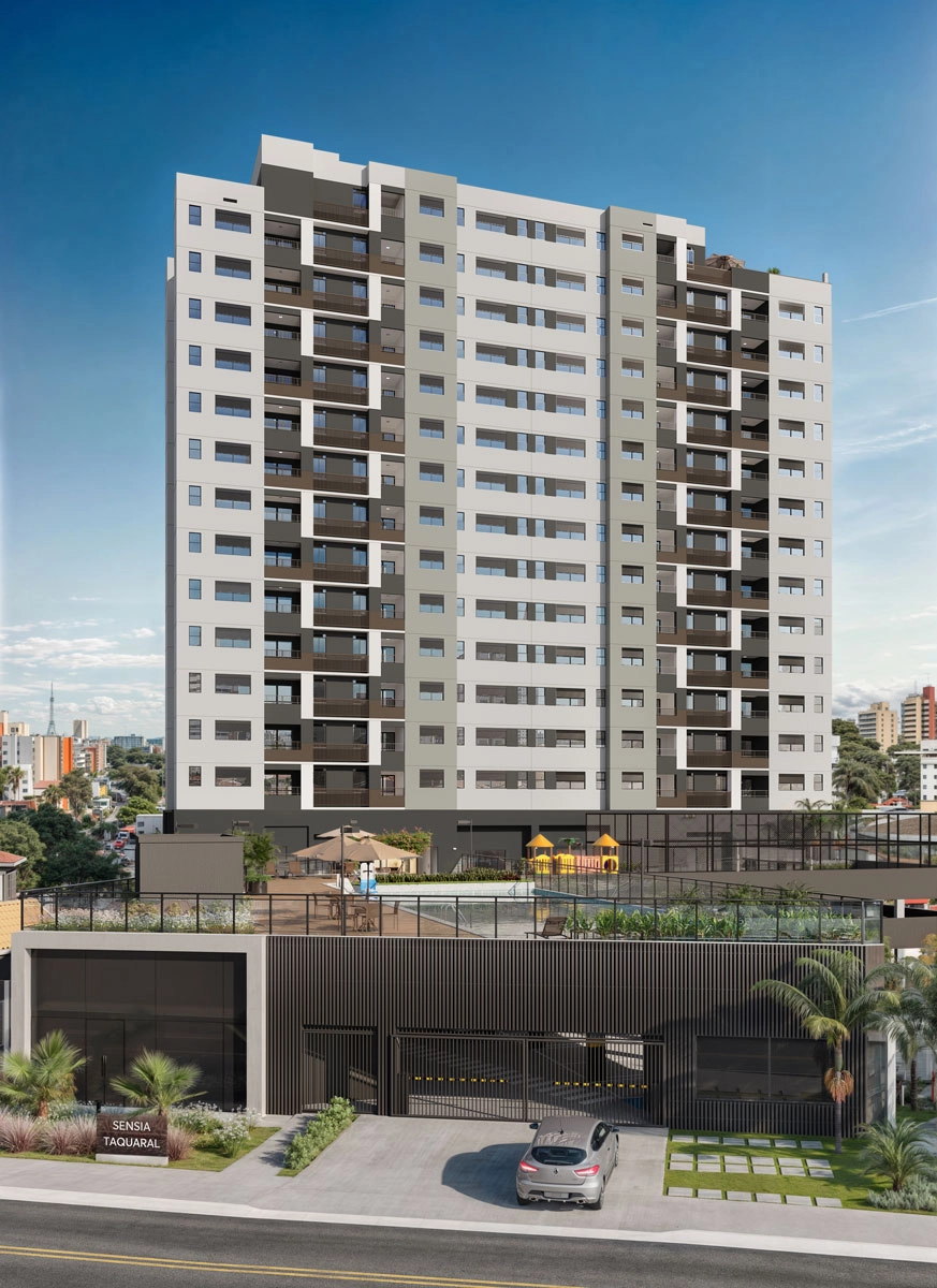 Fachada Sensia Taquaral MRV Campinas Fachada Sensia Taquaral MRV Campinas