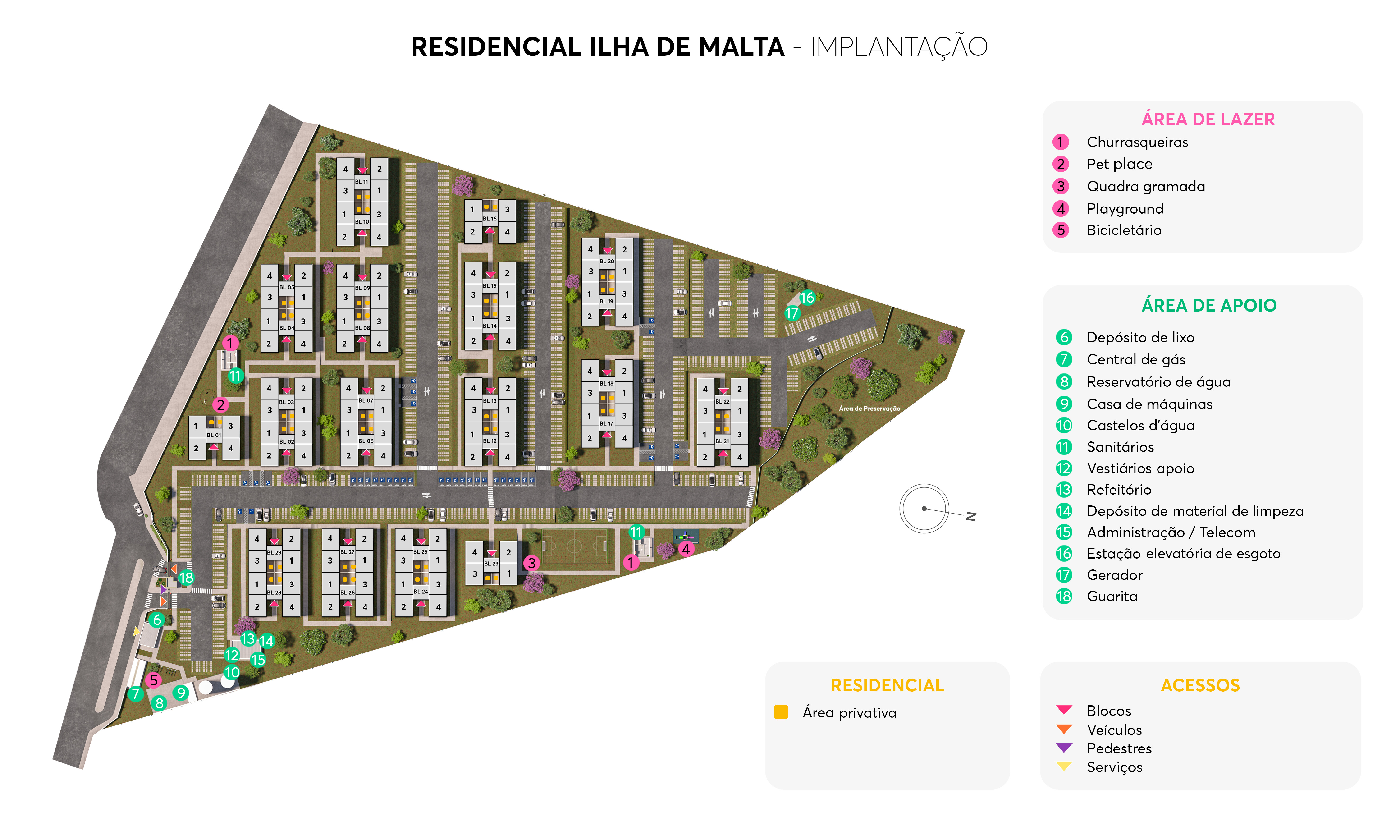 Planta Ilha de Malta MRV Itú