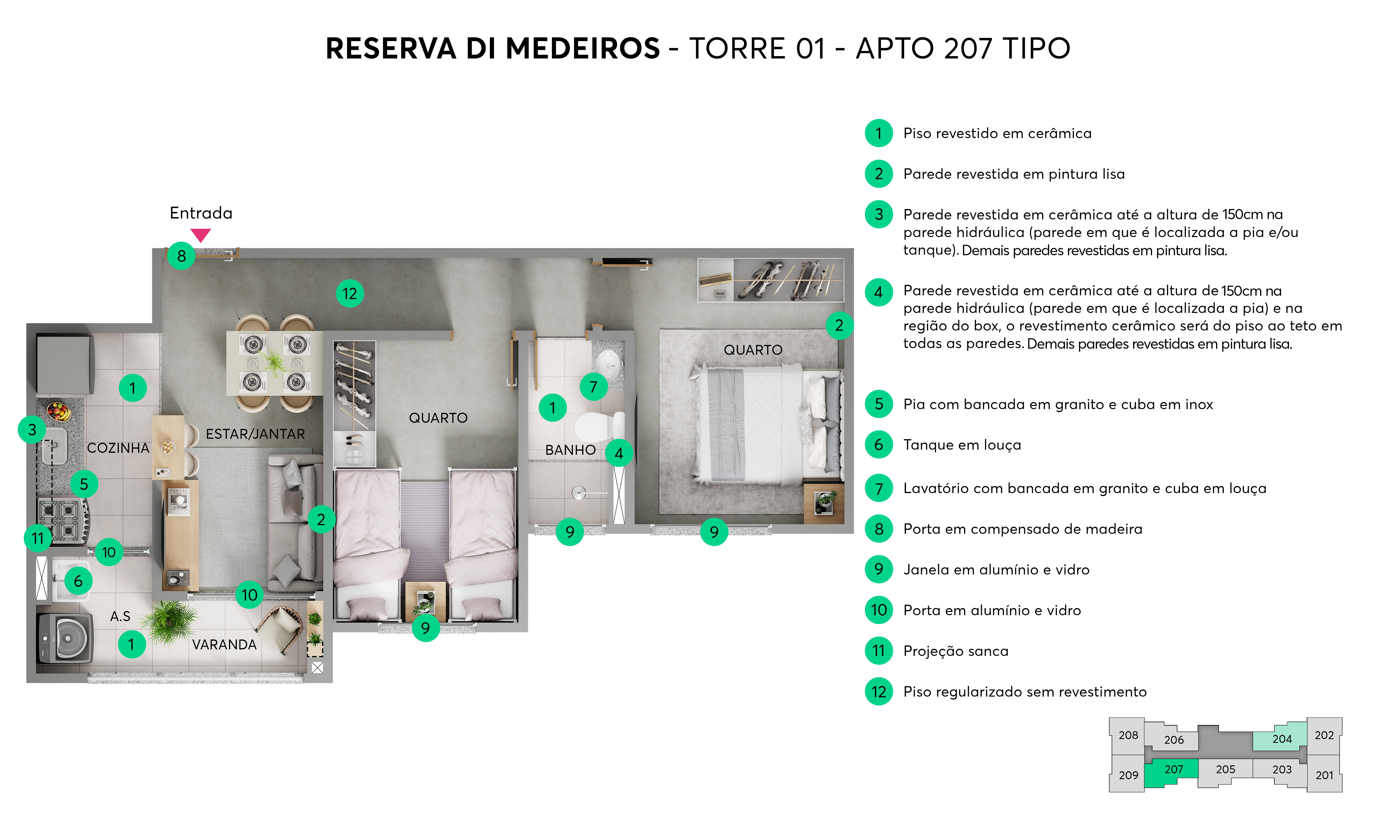 Planta Reserva di Medeiros MRV Jundiaí