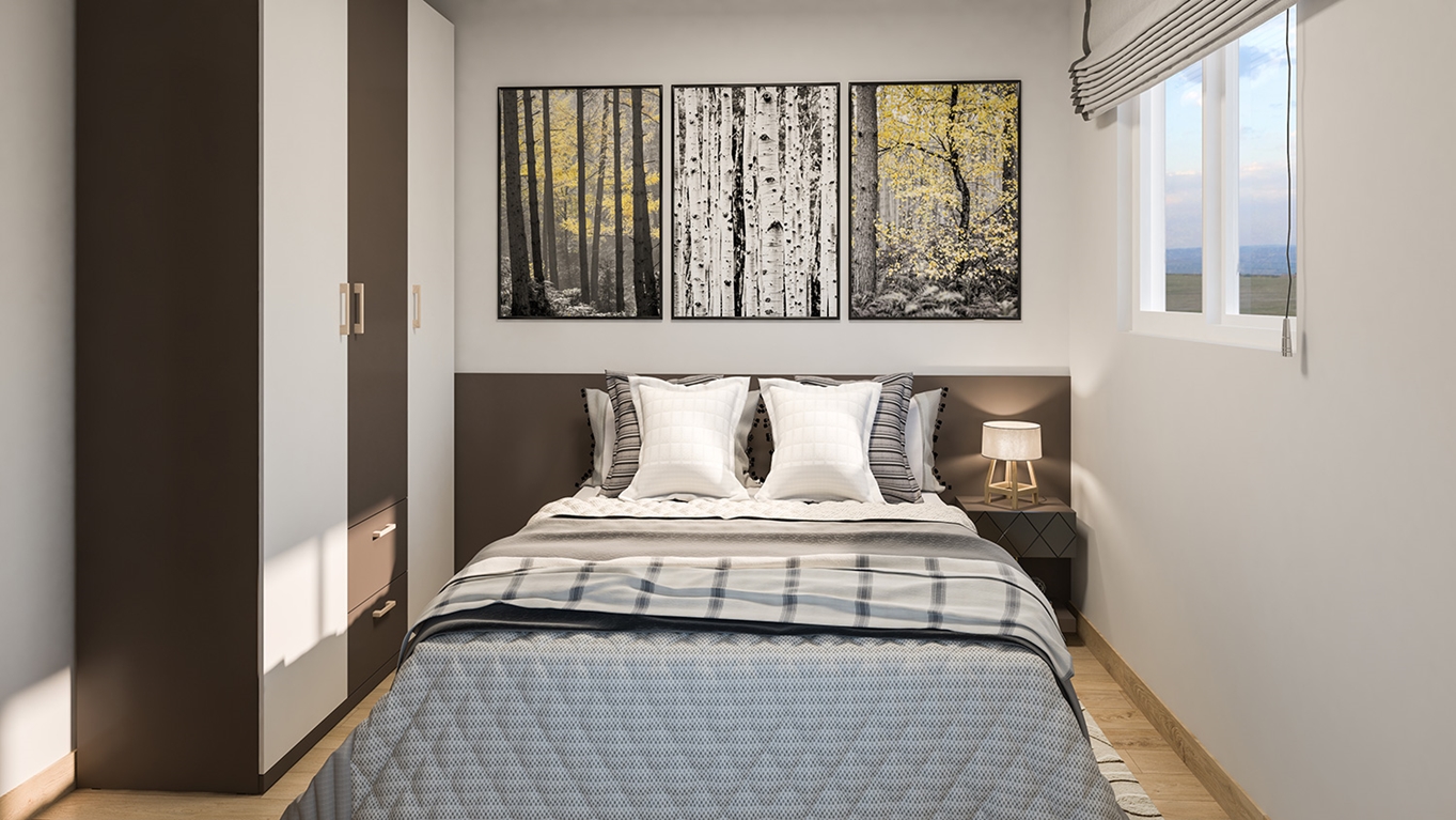 Quarto de casal Olímpia MRV Osasco