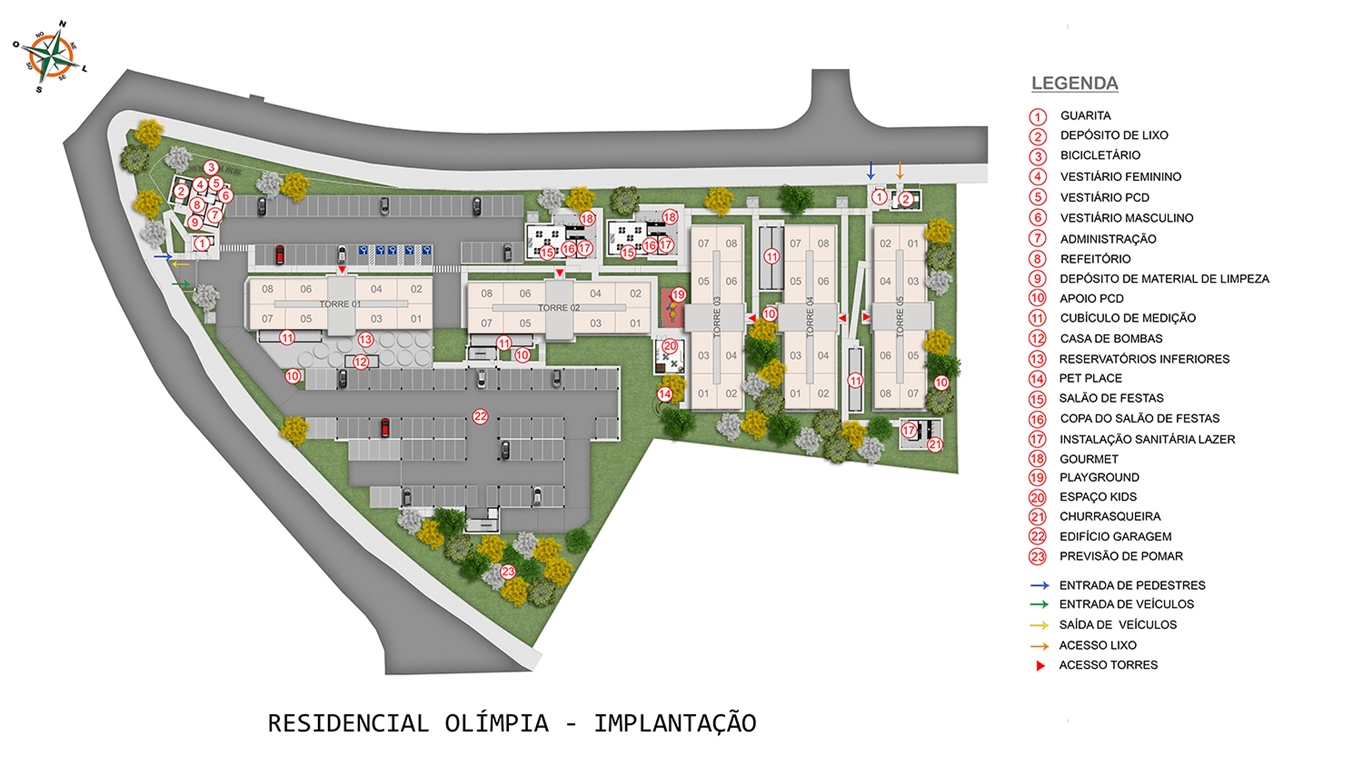 Implantação Olímpia MRV Osasco
