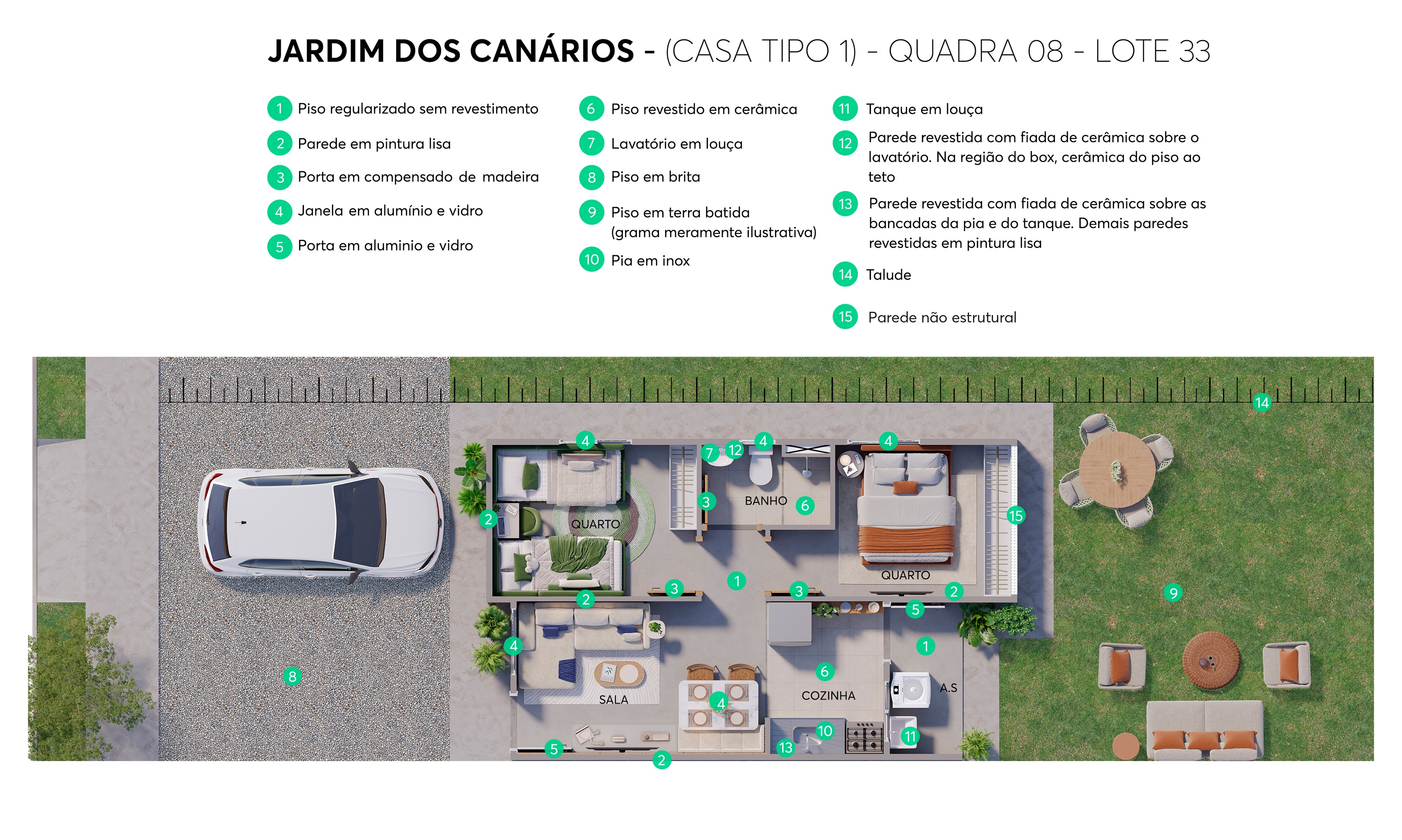 Planta Jardim dos Canários MRV Ribeirão Preto