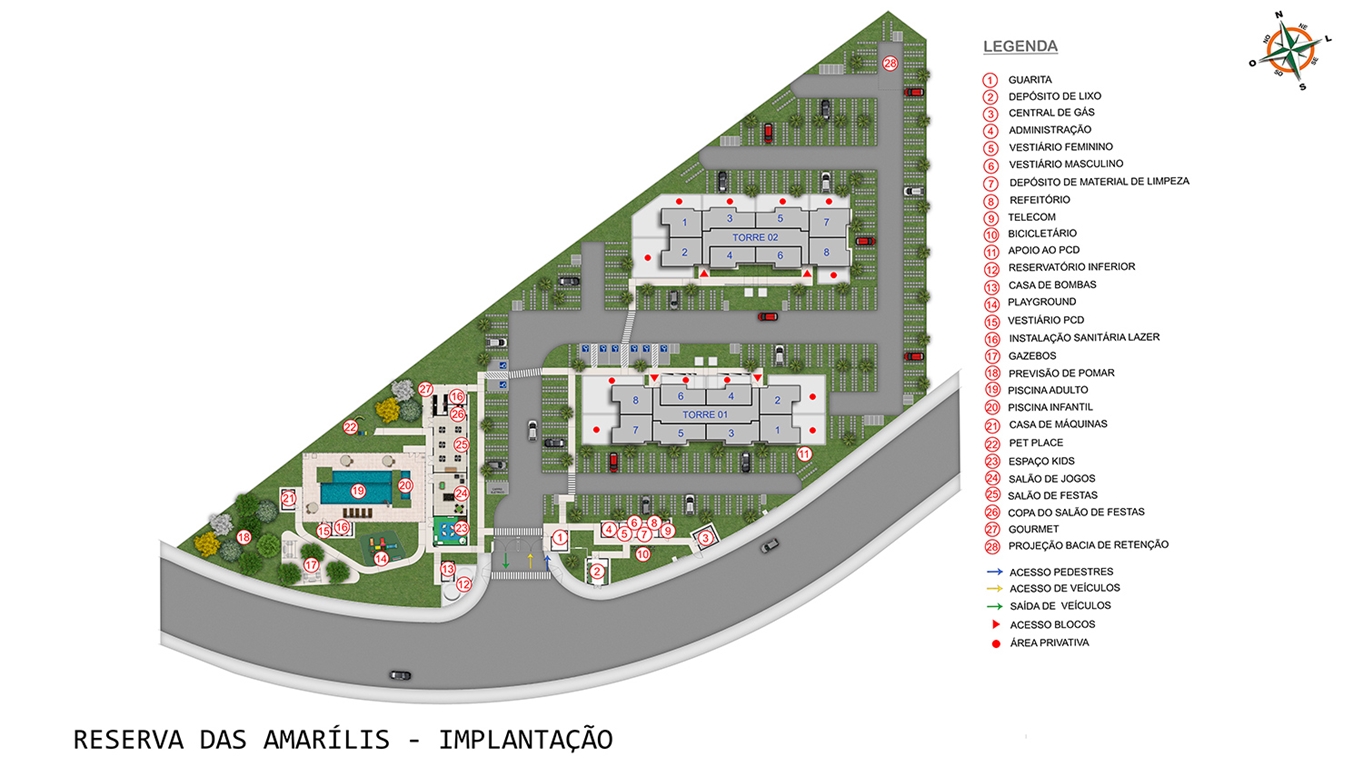 Implantação Reserva das Amarílis MRV Ribeirão Preto