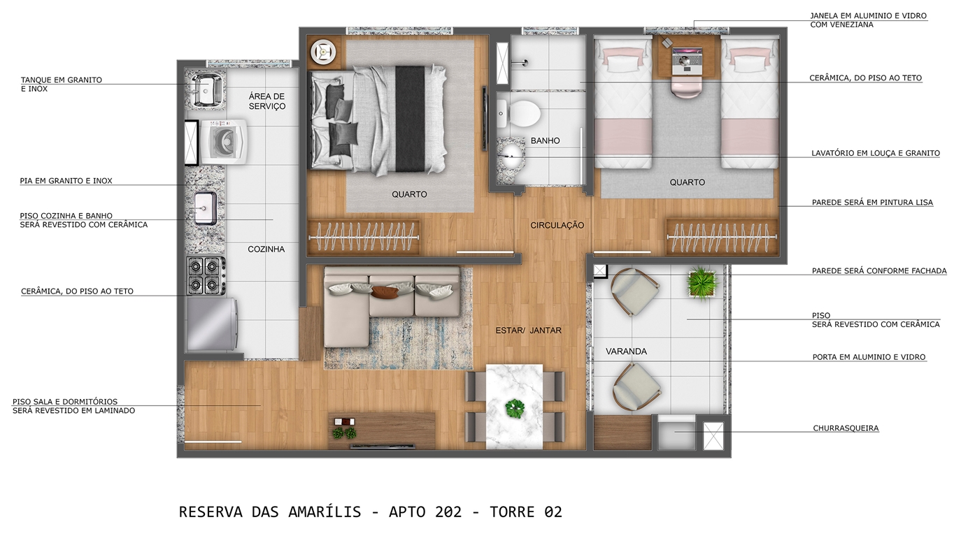 Planta Reserva das Amarílis MRV Ribeirão Preto