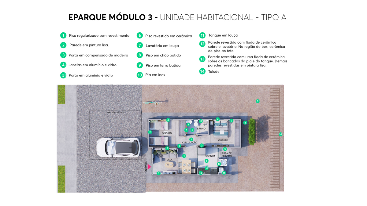 Planta Eparque Rio Preto Leste Módulo 3 MRV