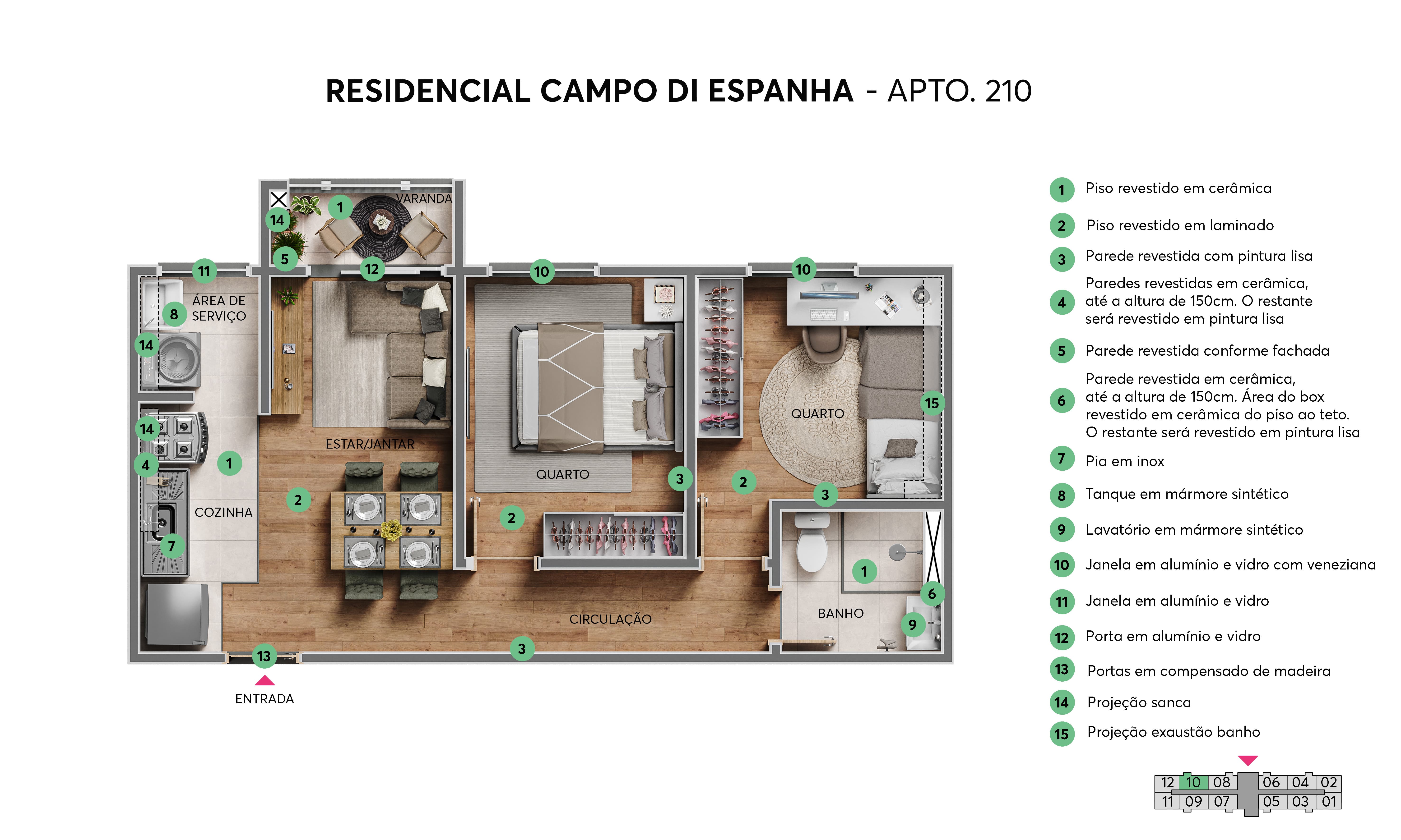 Planta Resid. Campo di Espanha MRV