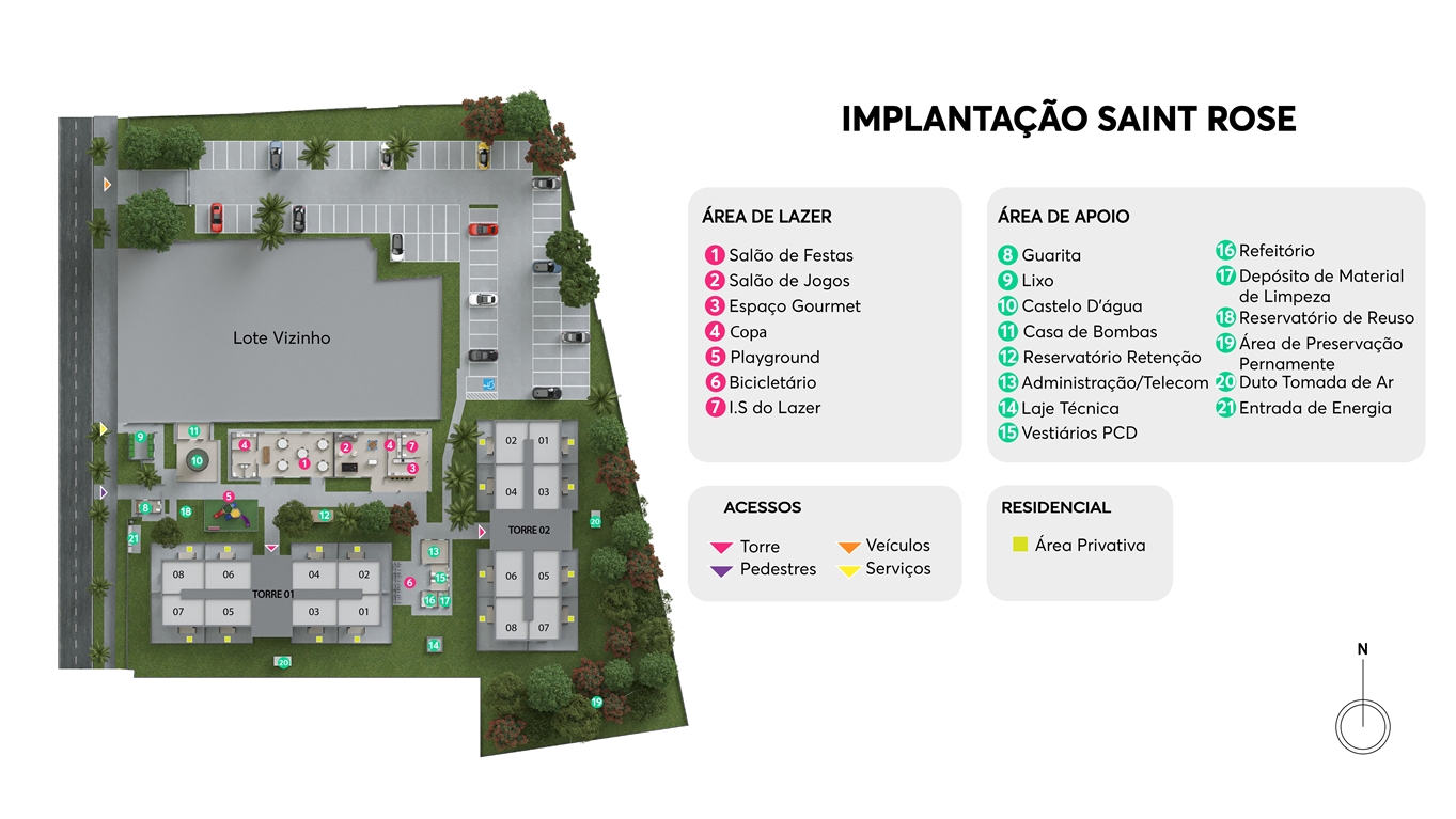 Implantação Saint Rose MRV São Paulo