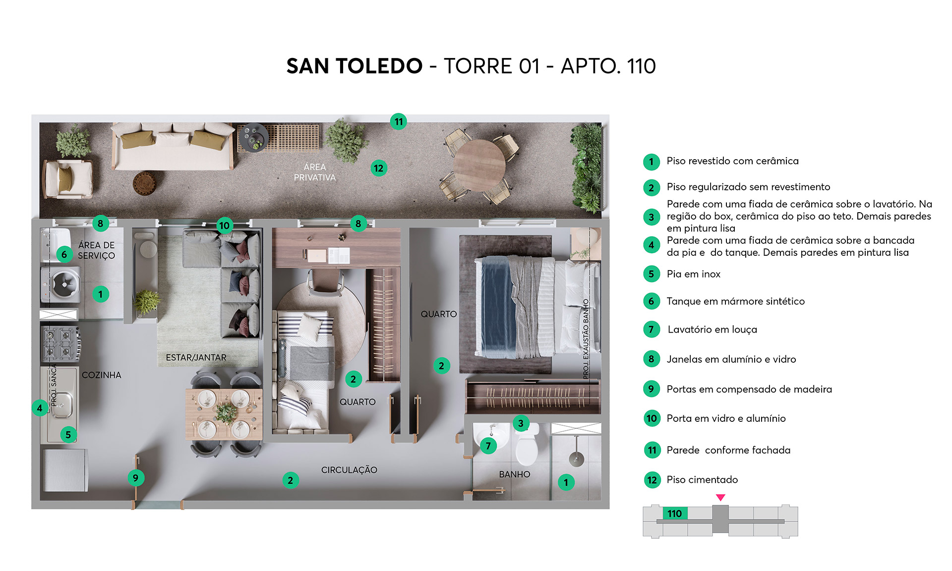 Planta San Toledo MRV São Paulo