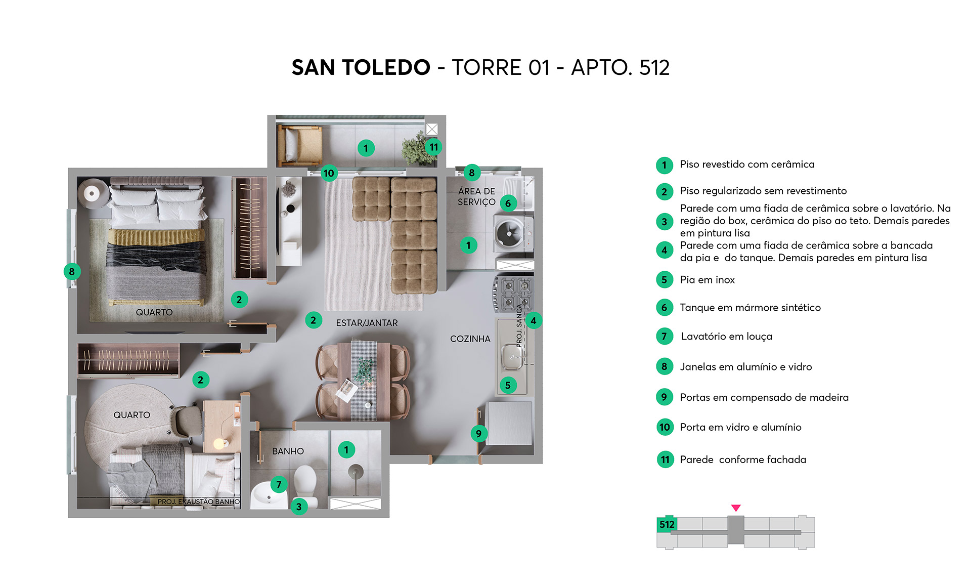 Planta San Toledo MRV São Paulo