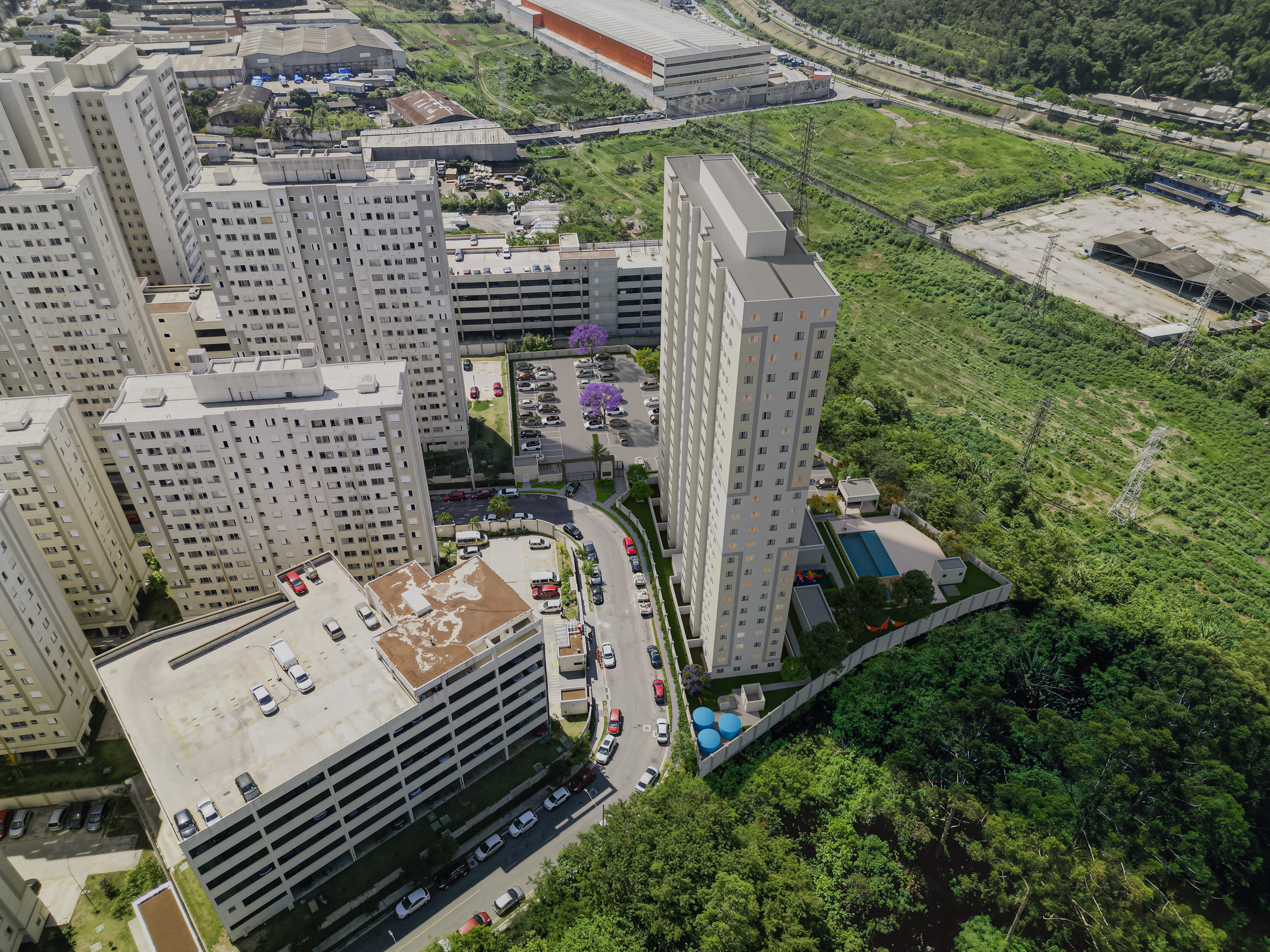 Implantação Spazio Saint Francis MRV São Paulo