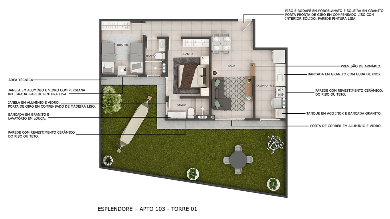 Planta Esplendore MRV Aracaju