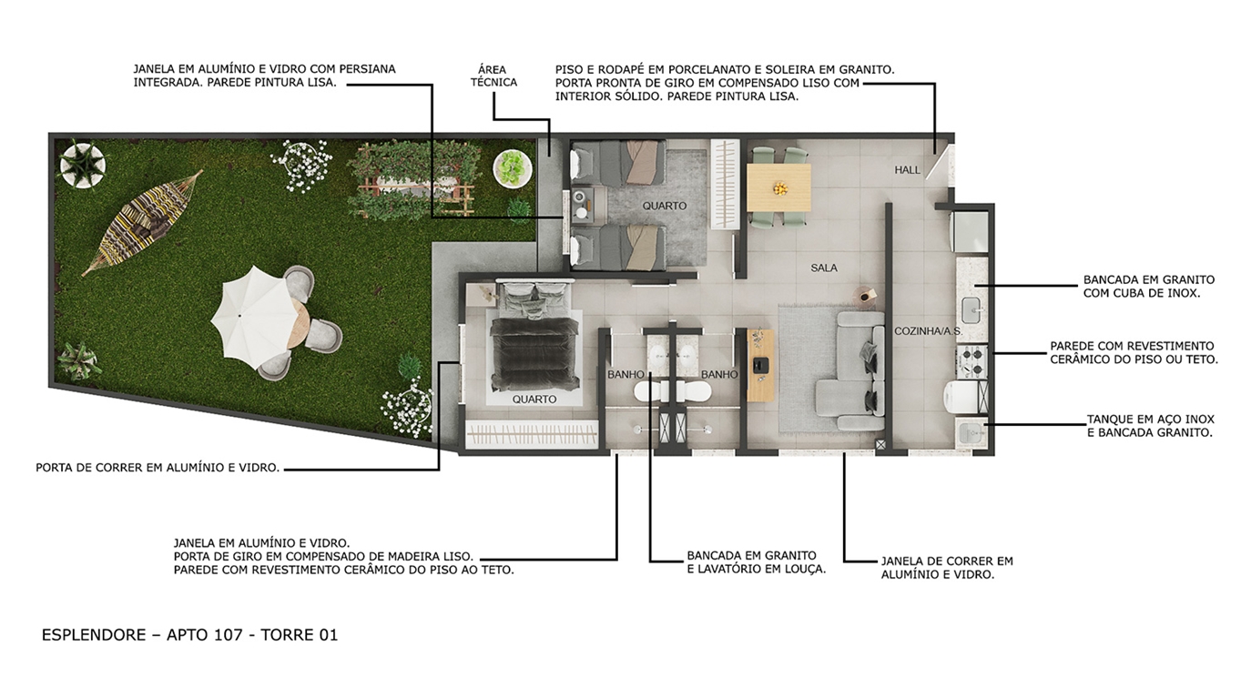 Planta Esplendore MRV Aracaju