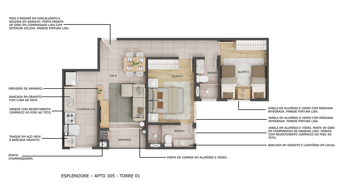 Planta Esplendore MRV Aracaju