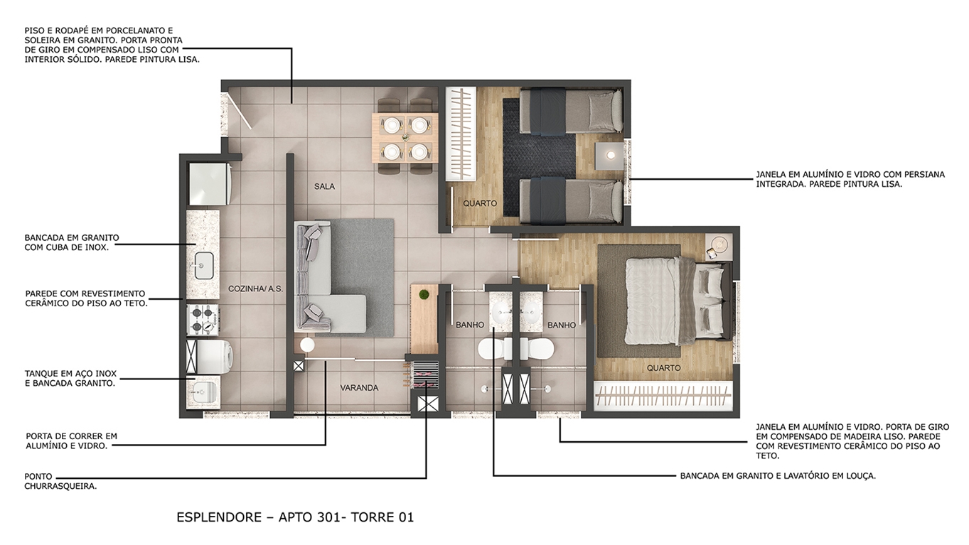 Planta Esplendore MRV Aracaju