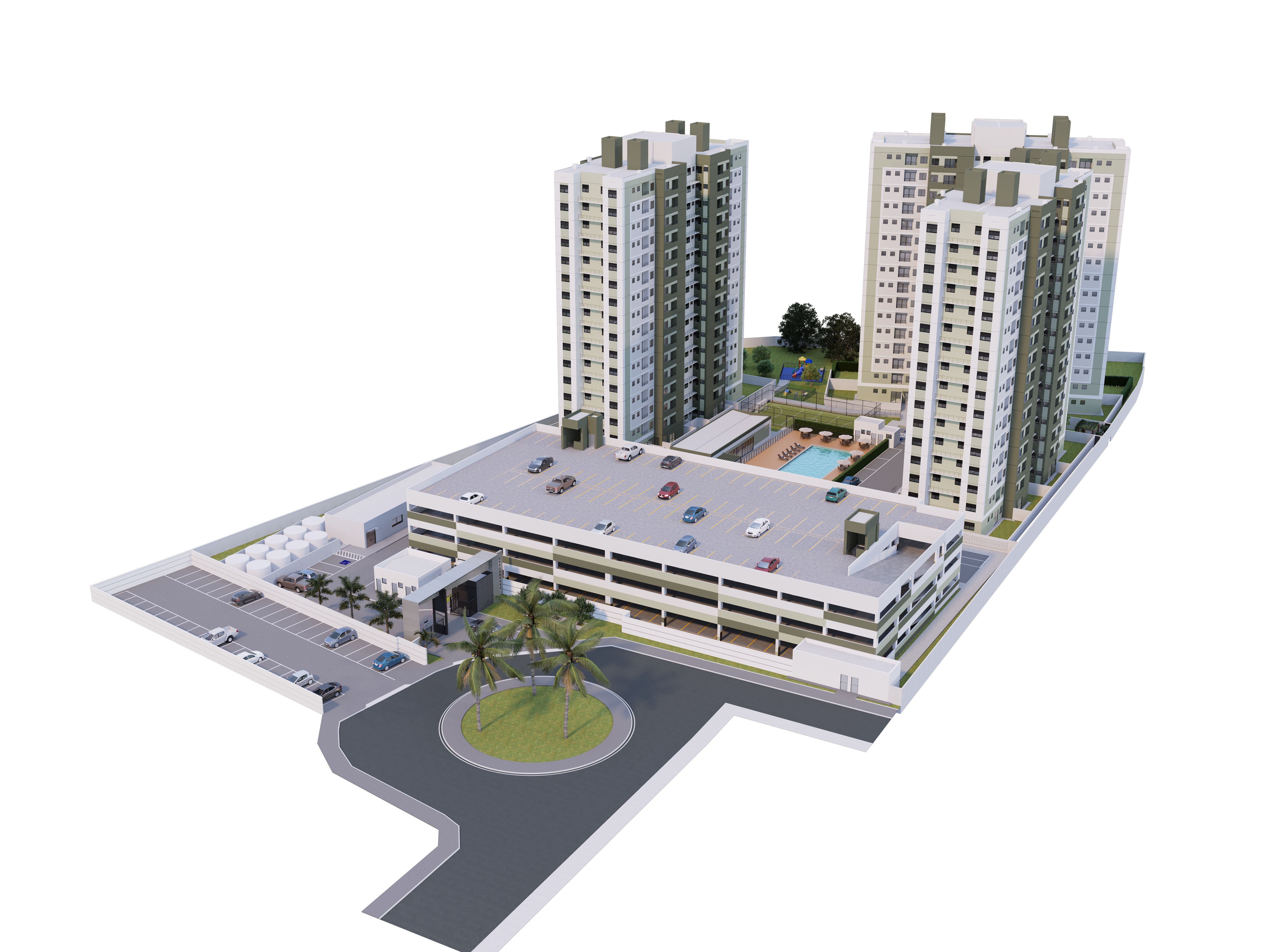 Implantação aérea Esplendore MRV Aracaju