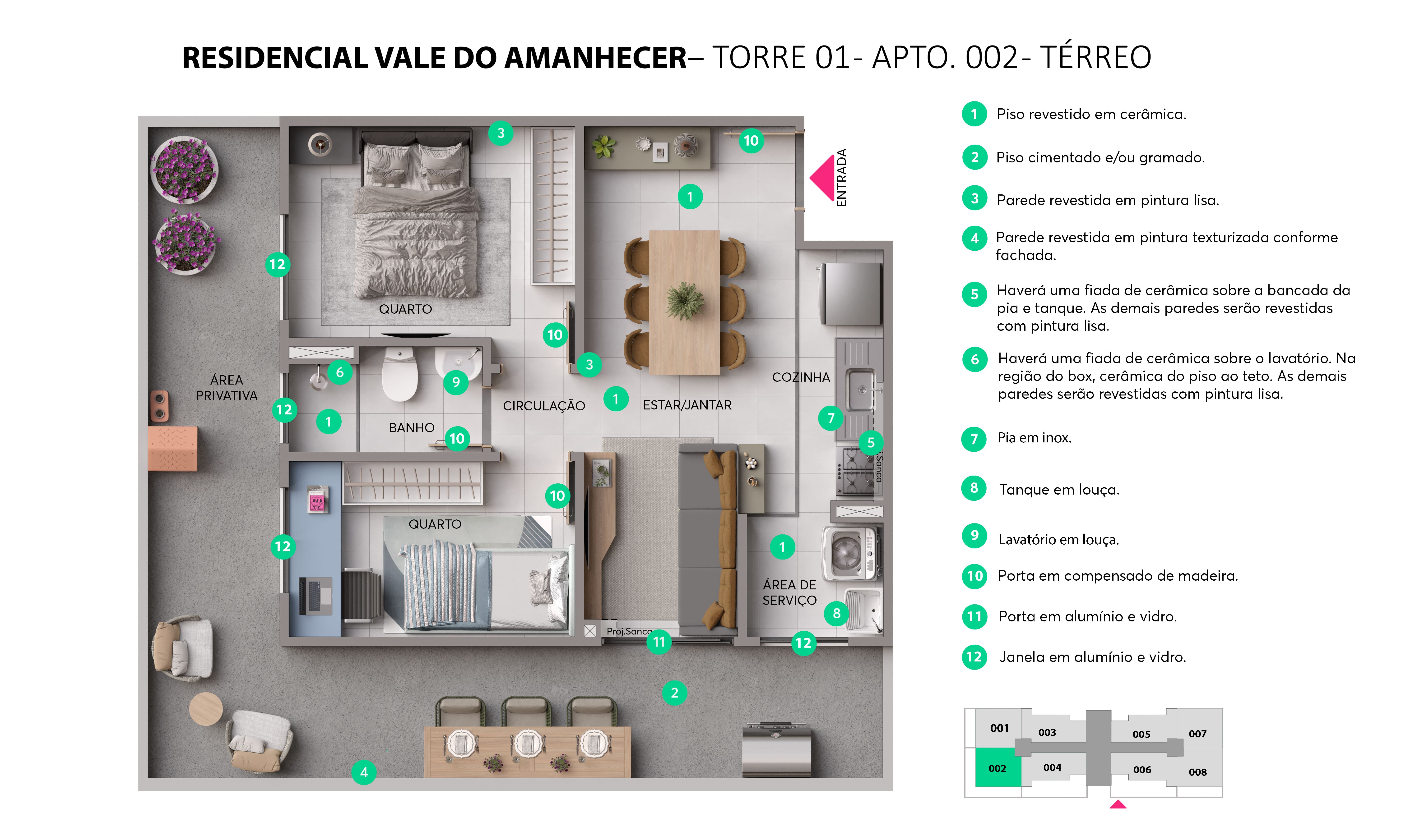 Planta Vale do Amanhecer MRV Aracaju