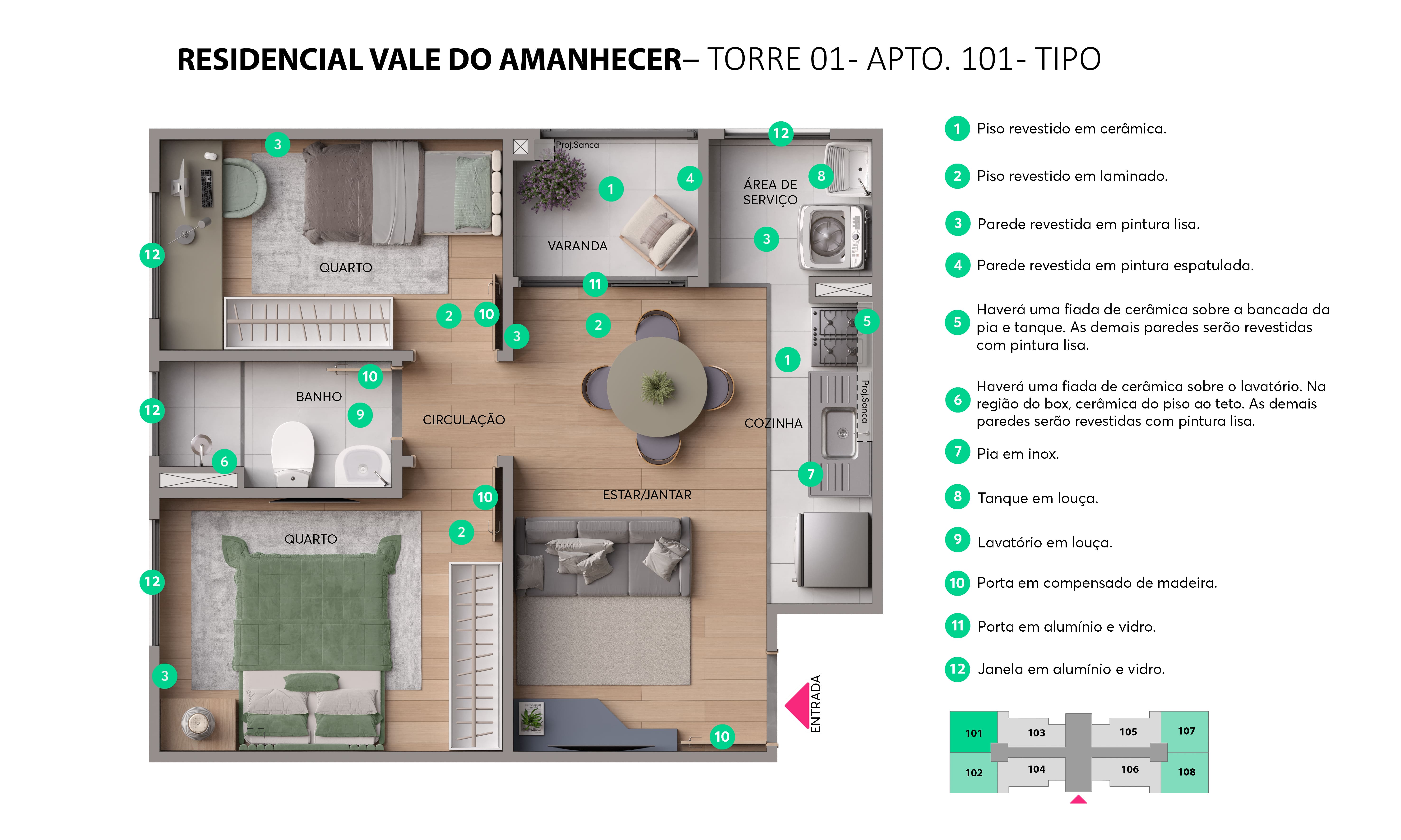 Planta Vale do Amanhecer MRV Aracaju
