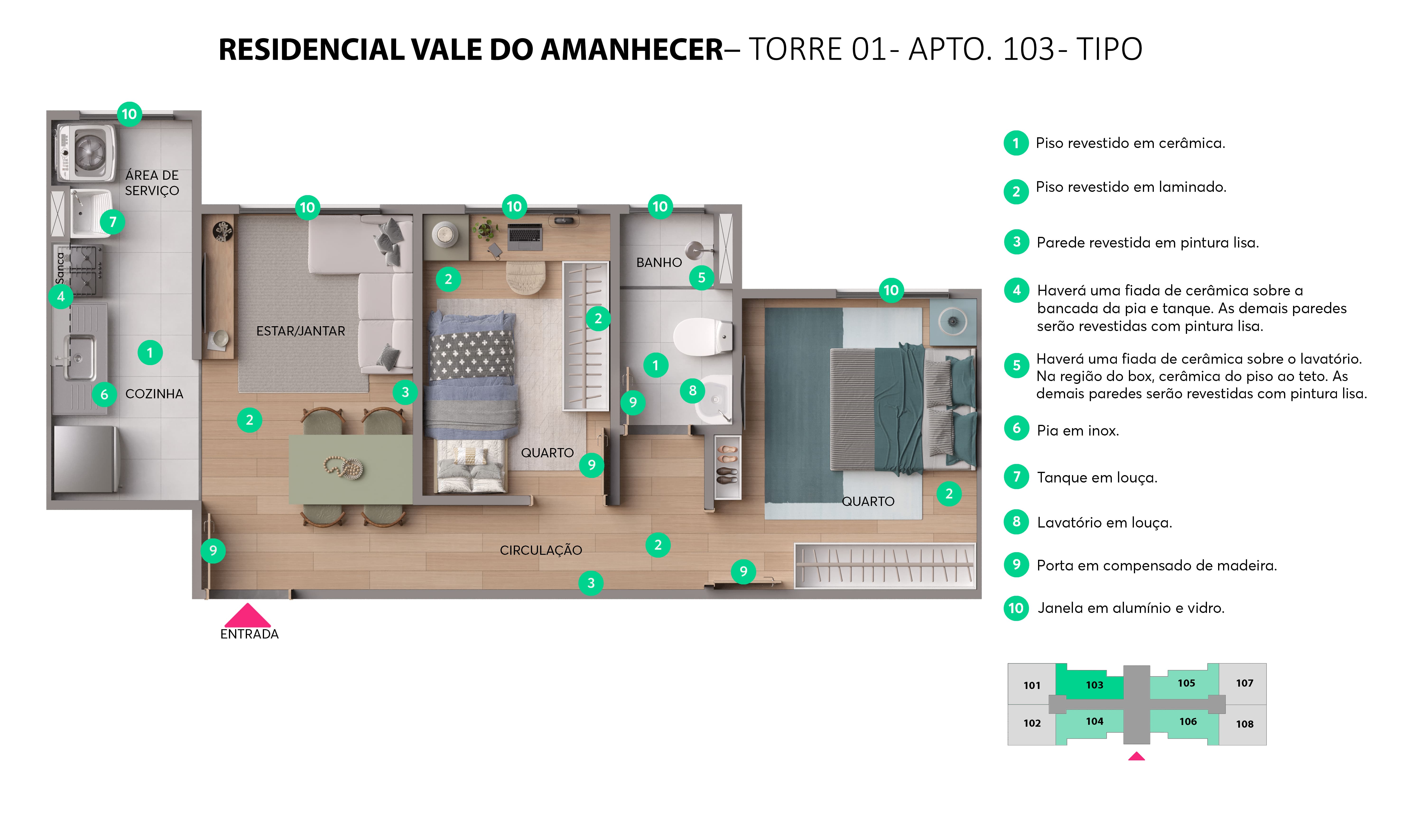 Planta Vale do Amanhecer MRV Aracaju