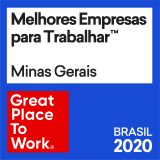 Melhores Empresas para Trabalhar - Minas Gerais. Great Place to Work Brasil 2020.